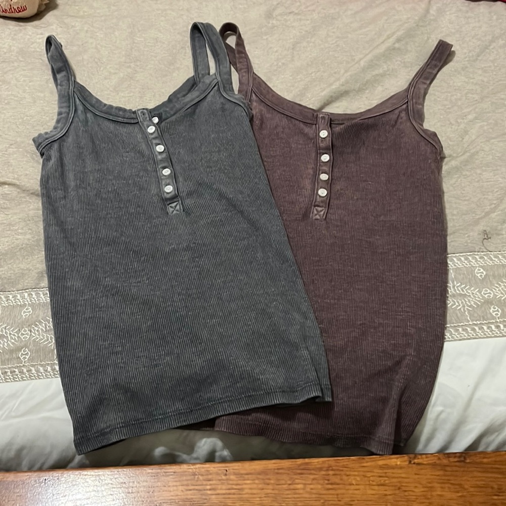 Ribbed cami tanks